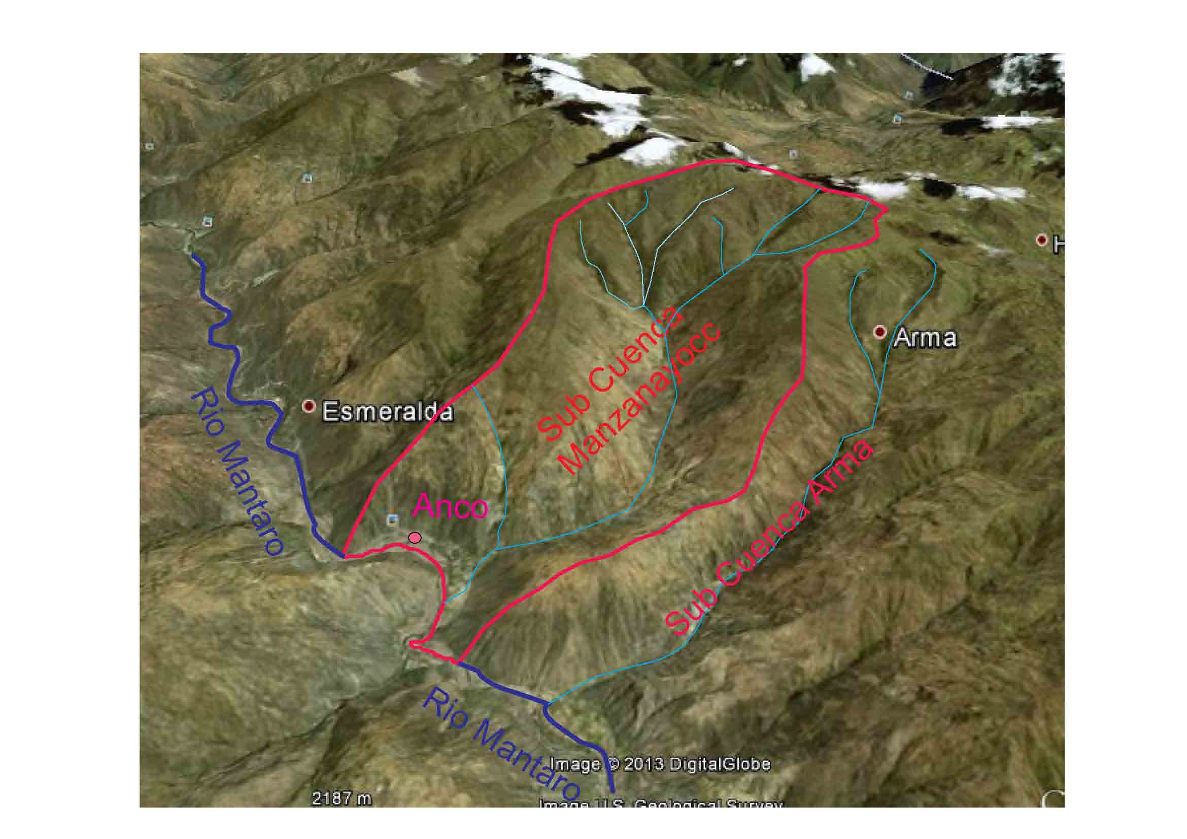 Mapa Subcuenca Manzanayocc
